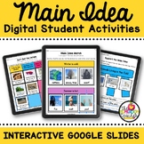 Main Idea and Supporting Details Worksheets Activities Dig