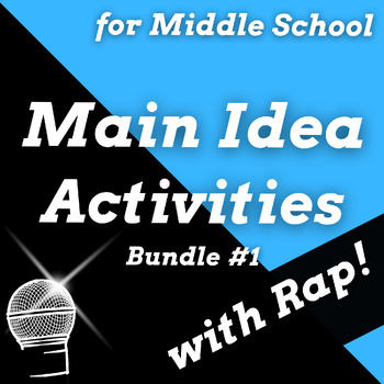 Preview of Middle School Main Idea and Supporting Details Worksheets with Passages