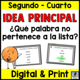 Idea Principal Y Detalles Worksheets Teaching Resources TpT