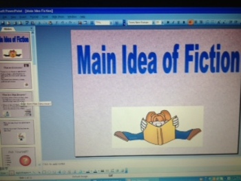 Preview of Main Idea of Fiction Texts PowerPoint CCSS