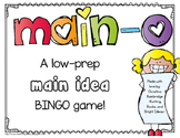 Main-O!- A Main Idea and Details BINGO Game!