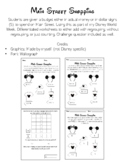 Disney Main Street Shopping (Differentiated Worksheets)