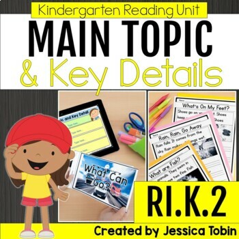 Preview of Main Topic and Key Details Nonfiction Text RI.K.2 Kindergarten Reading RIK.2