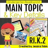Main Topic and Key Details Nonfiction Text RI.K.2 Kinderga