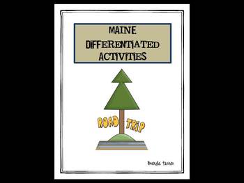 Maine Differentiated State Activities by Brenda Turner | TPT