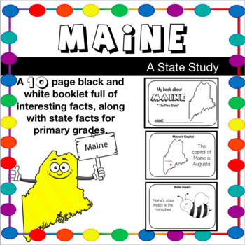Maine Fact Booklet: A State Study for Elementary- Distance Learning