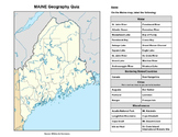 Maine Geography Quiz