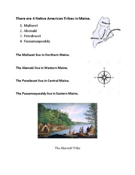 Preview of Maine Native American Tribes