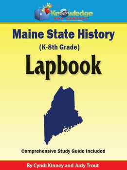 Preview of Maine State History Lapbook / Interactive Notebook - EBOOK