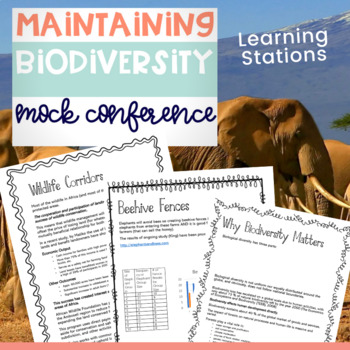 Preview of Biodiversity Activity. A Mock Conference. Ecosystem Challenges.