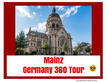 Preview of Mainz Germany Tour Project - Digital or Printable - distance learning