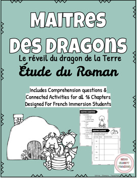 Preview of Maîtres Des Dragons- Étude du Roman- French Novel Study
