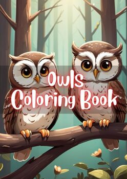 Preview of Majestic Owls Coloring Book: 100 Pages of Intricate Owl Designs and Nature-inspi