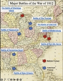 Major Battles of The War of 1812 - Interactive Battle Map