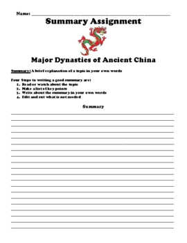 assignment topic old china