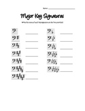 Major Key Signatures Identification Quiz (Bass Clef)