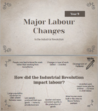 Major Labour Changes in the Industrial Revolution - Google Slides