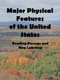 Major Physical Features of the United States Reading Passa