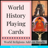 Major Religions Add-on Bundle: World History Playing Cards Series