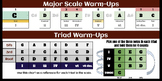 Major Scale Warm-Ups (Dynamic Google Sheet)