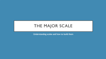 Preview of Major Scales- Building and Understanding (great for virtual learning!)