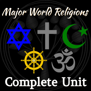 Preview of Major World Religions: Unit Bundle