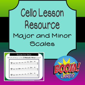 Double Bass Major Scale Sheet - two octave scales by Jennifer Pappal