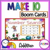 Make 10 Number Search Boom Cards