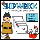 Make 10 Partners of 10 Math Game - Google Slides - SHIPWRECK GAME