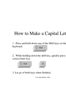 Preview of Make a Capital Letter Poster