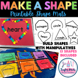Make A Shape - printable mat - Math Center