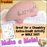 Mole Day Avogadro the Mole Chemistry Extra Credit
