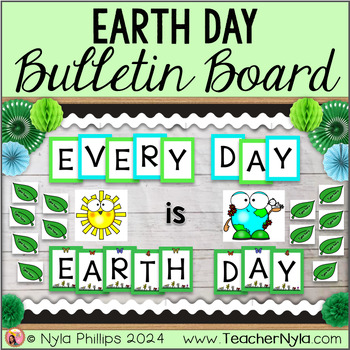 Preview of Make Everyday Earth Day Bulletin Board