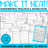 Handwriting -  Make It Neat!  Handwriting Practice, Instru