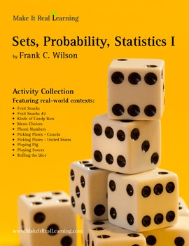 Preview of Make It Real: Sets, Probability, Statistics 1 - Activity Collection