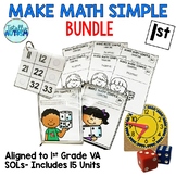 Make Math Simple (1st Grade) Bundle {Autism}