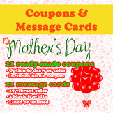 Make Mom Smile | Printable Mother's Day Coupons & Message Cards