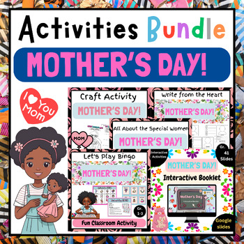 Preview of Make Mom's Day Magical! Activities & Crafts Bundle-End of Year& Summer Art