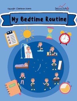 Preview of Make My Own Bedtime Routine Schedule - for Tweenage and Teenage Boys