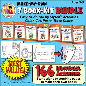 Preview of Make-My-Own Book Kit - 7 Book Bundle - BEST VALUE