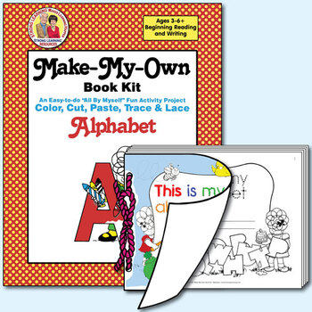 Preview of Make-My-Own Book Kit - Alphabet