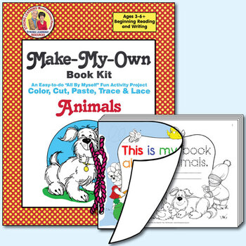 Preview of Make-My-Own Book Kit - Animals