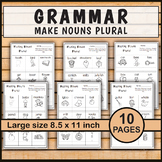 Make Nouns Plural Worksheets