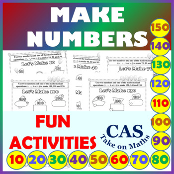 Preview of Make Numbers | Use Mathematical Operations to make Numbers | Fun Activities