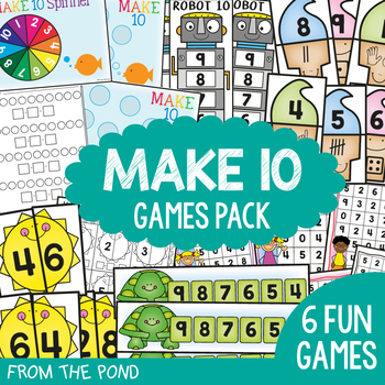 Preview of Make Ten Games and Centers Pack for Addition