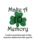 Make Ten Memory Game  {March}