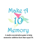 Make Ten Memory Game  {May}