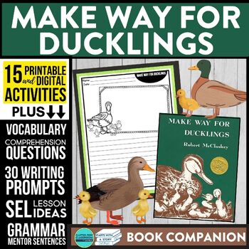 Preview of MAKE WAY FOR DUCKLINGS activities READING COMPREHENSION - Book Companion