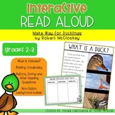 Make Way for Ducklings Understanding Vocabulary