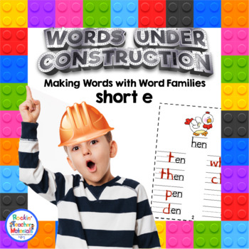 Preview of Make Word Families Word Sorts for Short e